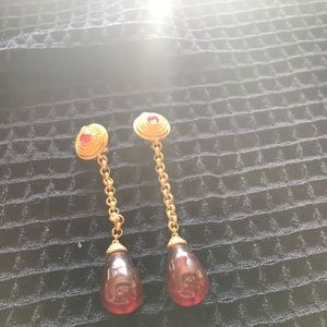Vintage Deanna Hamro statement earrings